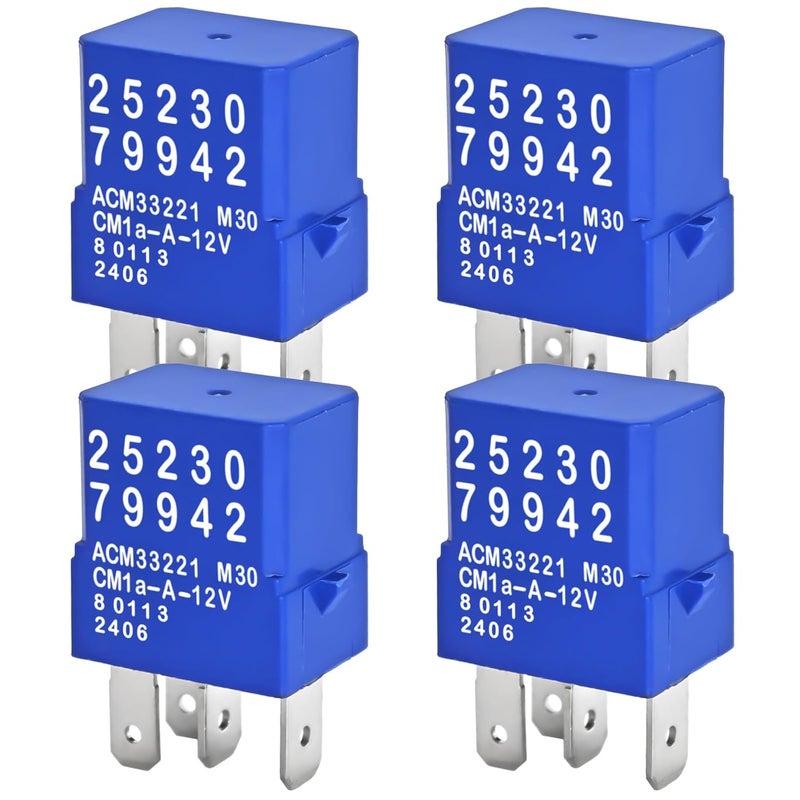 Formiden 25230-79942 Blower Motor Relay (Pack of 4) – Compatible with Infiniti G35 M35 G37 Nissan Altima Maxima Sentra Quest Murano Leaf Armada - Image 1